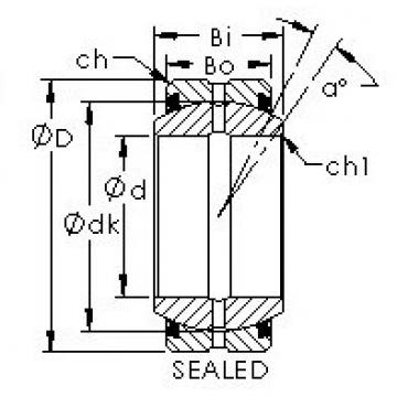 Подшипник GEZ292ES-2RS AST