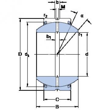 المحامل GEZH 304 ES-2RS SKF