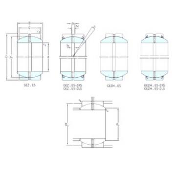 Подшипник GEZ106ES-2RS SKF