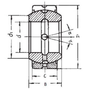 Подшипник GEZ120ES-2RS FBJ