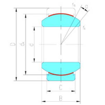 Подшипник GEZ107ET-2RS LS