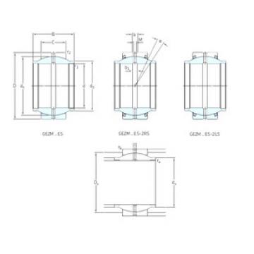 المحامل GEZM100ES-2RS SKF