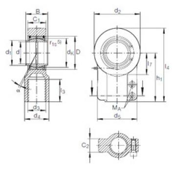 المحامل GIHN-K 125 LO INA