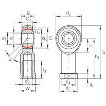 Bantalan GIKFR 10 PW INA