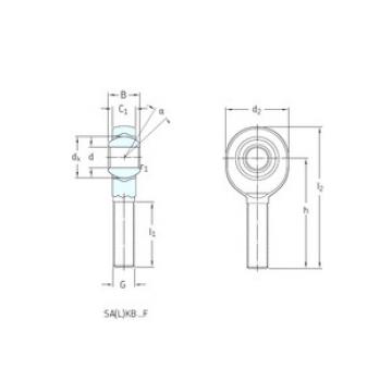 Rodamientos SALKB8F SKF