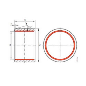 roulements ZGB 40X48X40 INA