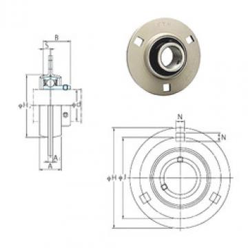 roulements SBPF206-20 FYH