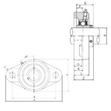 roulements UCFL216 CX