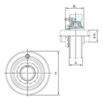 підшипник UKC205+H2305 NACHI