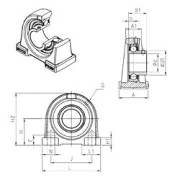 Rodamiento USPA203 SNR