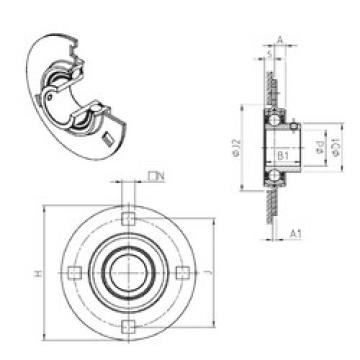 Bantalan USPF208 SNR