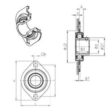 Bearing housed units USPFL202 SNR