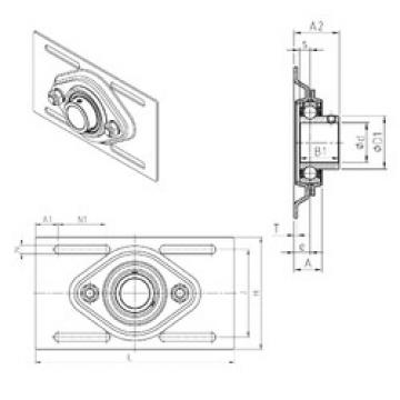 Подшипник USPFE205 SNR