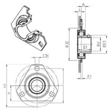 Подшипник USPFT205 SNR