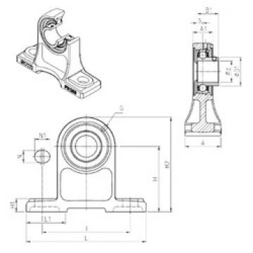 Bearing housed units USPH202 SNR