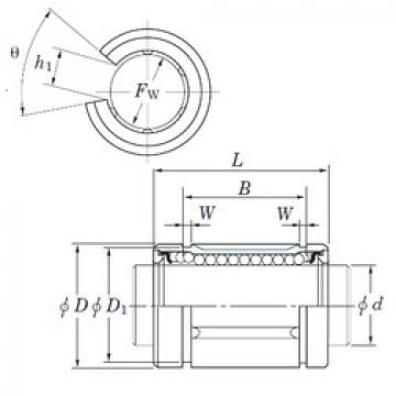 linear bearing shaft SDM10OP KOYO