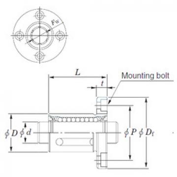 linear bearing shaft SDMF10 KOYO