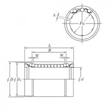 linear bearing shaft SESDM13 AJ KOYO