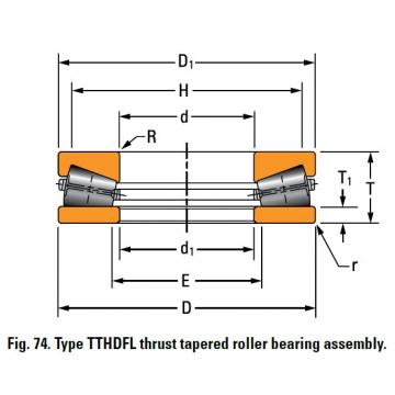 TTHDFL thrust tapered roller bearing N-3559-A