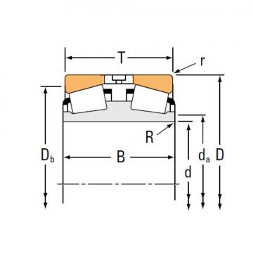 TDI TDIT Series Tapered Roller bearings double-row 389DE 382A