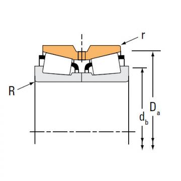 TNA Series Tapered Roller Bearings double-row NA22171 22325D