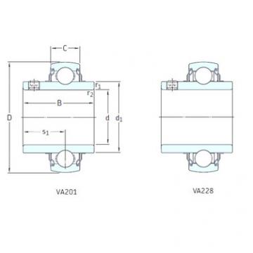 Bantalan YAR215-2FW/VA228 SKF