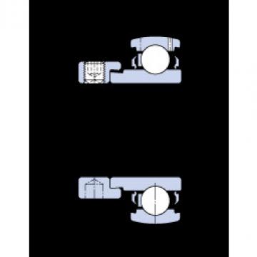 Bantalan YET 204-012 SKF