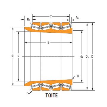 four-row tapered roller Bearings tQitS m262430T m262410d double cup