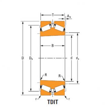 TdiT TnaT two-row tapered roller Bearings ee726182Td 726287