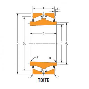 TdiT TnaT two-row tapered roller Bearings H242649Td H242610