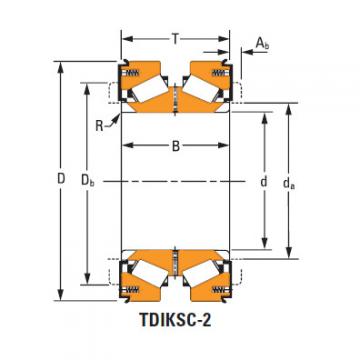 tdik thrust tapered roller bearings nP537120 nP400534