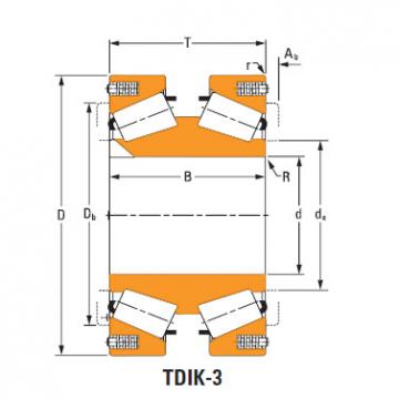 tdik thrust tapered roller bearings H228643dw H228610