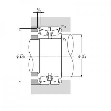 Double Row Tapered Roller Bearings NTN 4130/500