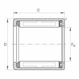 FAG Drawn cup roller clutches - HF0306-KF