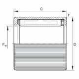 FAG Drawn cup roller clutches - HF0406-KF-R