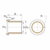 FAG Flanged bushes - EGF06080-E40