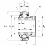 Bantalan GE30-KRR-B-FA125.5 INA