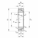 FAG Angular contact spherical plain bearings - GE140-SX