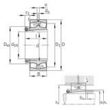 Bantalan 239/560-B-K-MB+H39/560 FAG