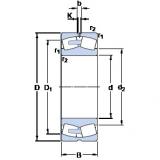 Bantalan 239/560 CA/W33 SKF