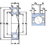 roulements 7011 CD/HCP4AL SKF