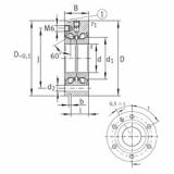 Bantalan ZKLF1255-2Z INA