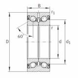 Bantalan ZKLN100160-2Z INA