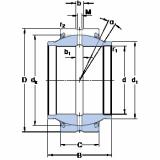 المحامل GEZM 012 ES-2RS SKF