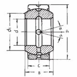 المحامل GEZ44ES-2RS FBJ