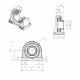 Подшипник USPAE203 SNR