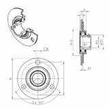 Bearing housed units USPF207 SNR