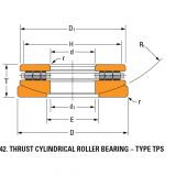 TPS thrust cylindrical roller bearing 60TPS124