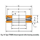 TTHDFL thrust tapered roller bearing T15501
