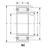 CYLINDRICAL BEARINGS ONE-ROW METRIC ISO SERIES NF2984EMB